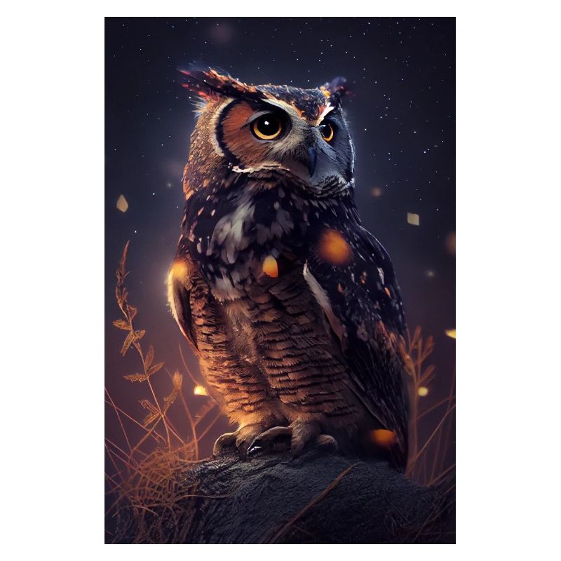 Eule Vogel Tier Eulen Night