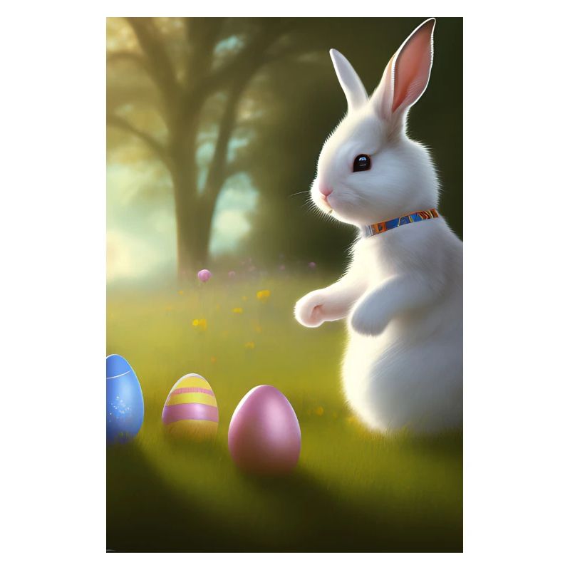 Easter Bunny with Easter Eggs
