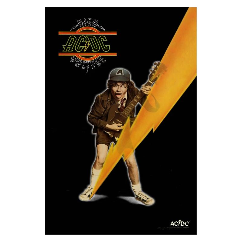 AC/DC High Voltage Angus Young Mit Blitz