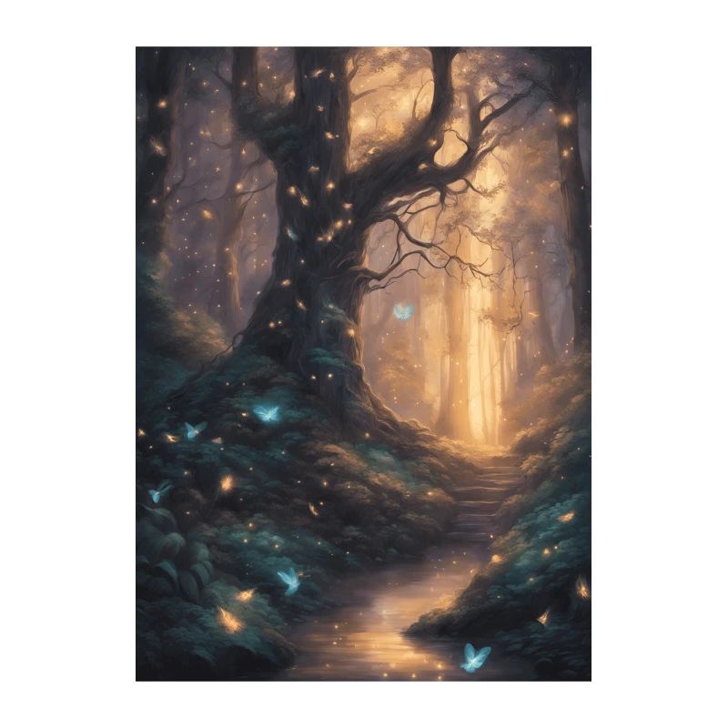 Mythical forest path