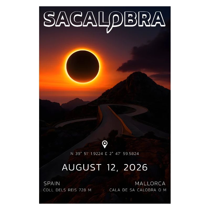 Sa Calobra 2026 Éclipse Solaire