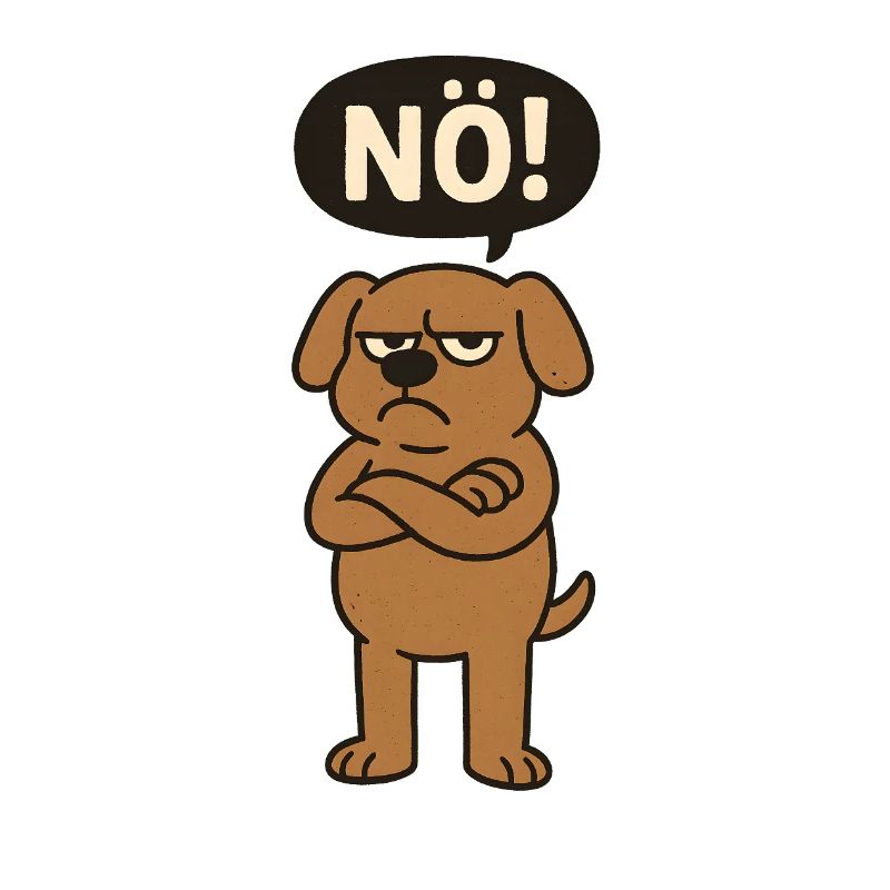 Statement Hund Nö Einfach Nein
