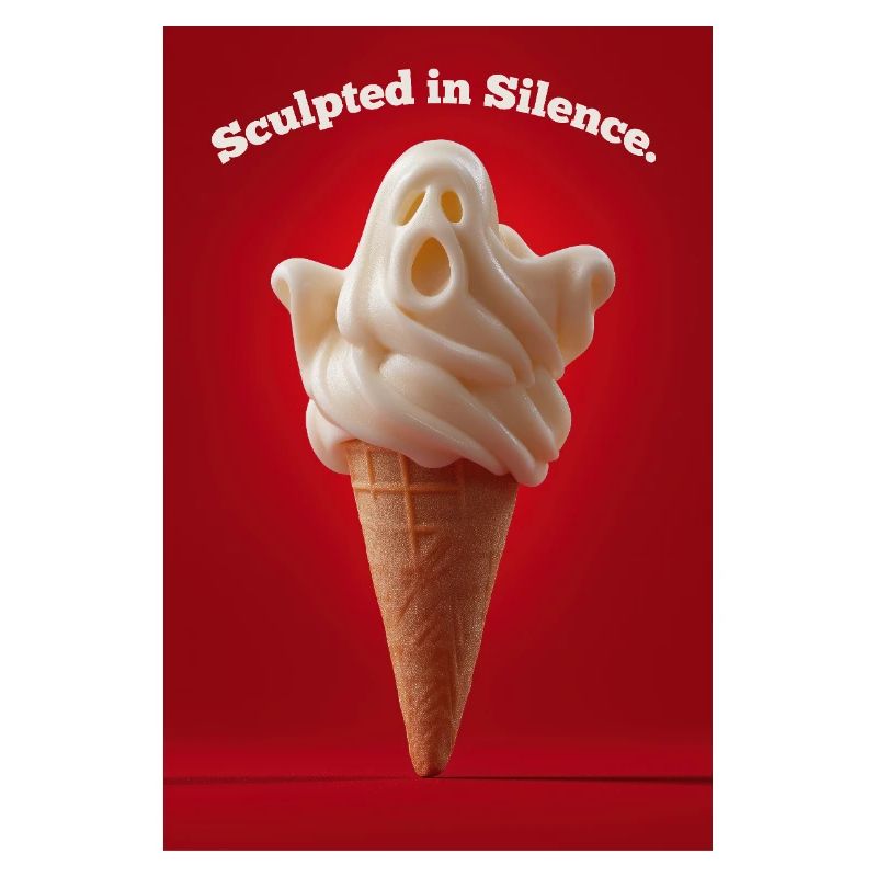 Ghost IceCream Sculpted Silence