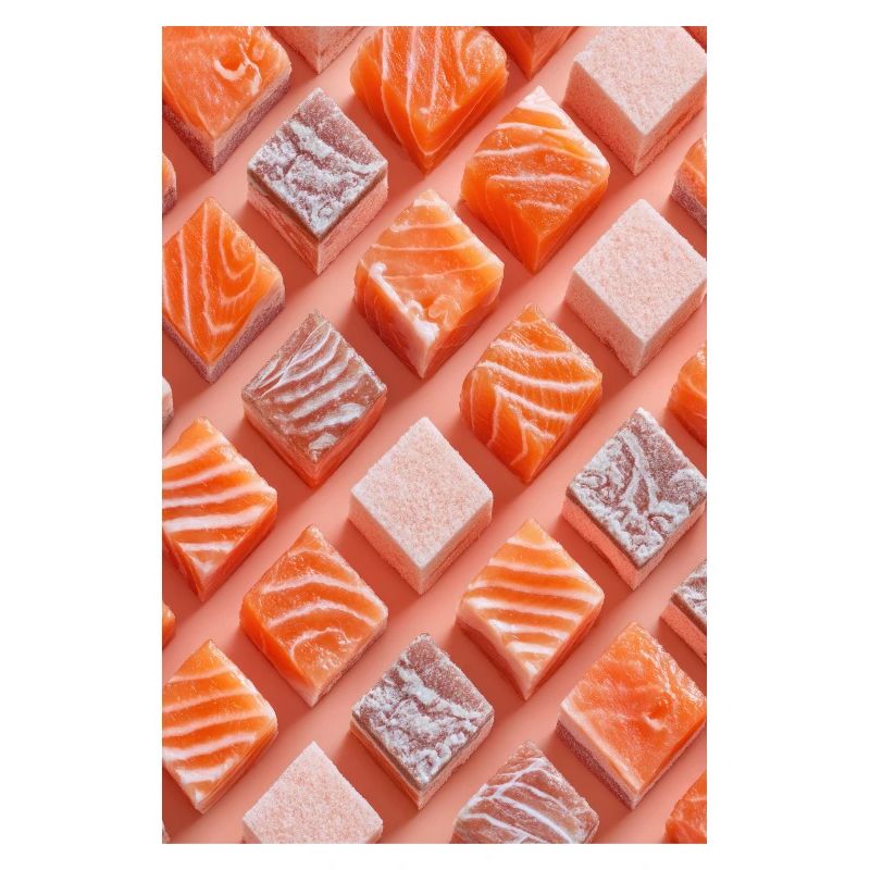 Salmon Tile Candy Grid