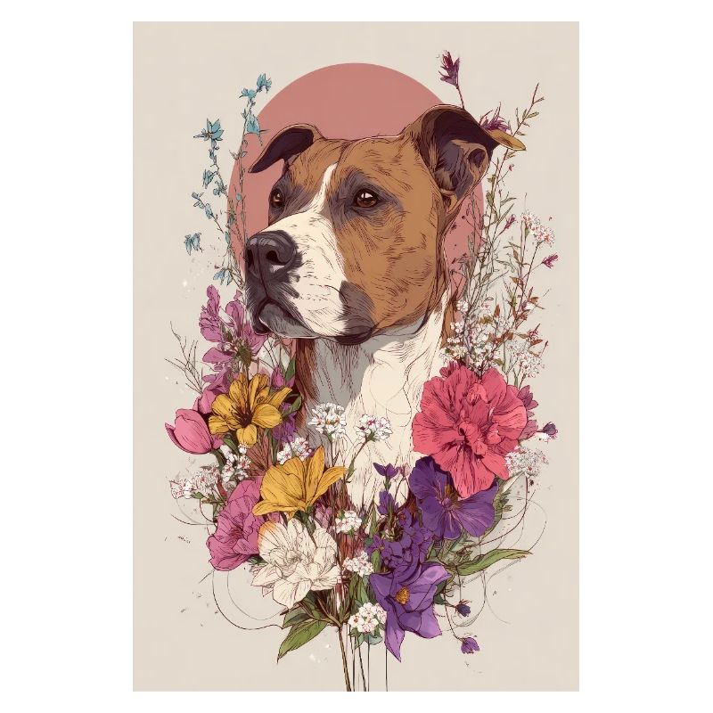 Floral Hound in Bloom
