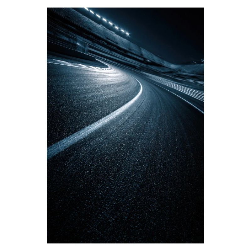 Route de Minuit Courbe Néon