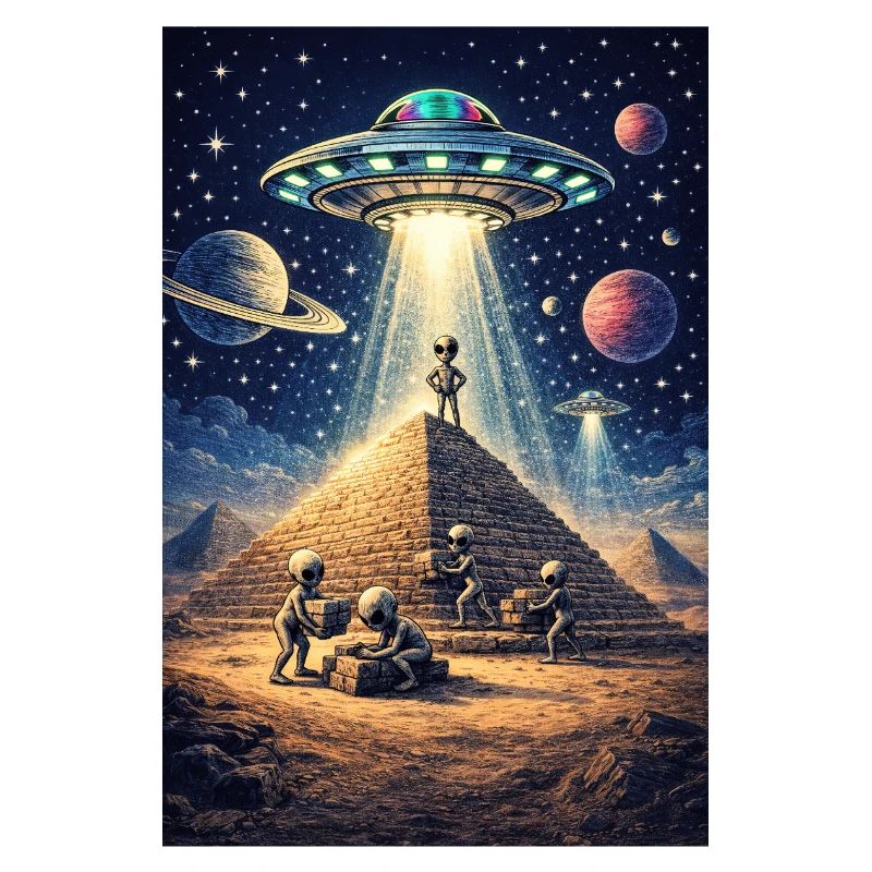 Alien Pyramid UFO