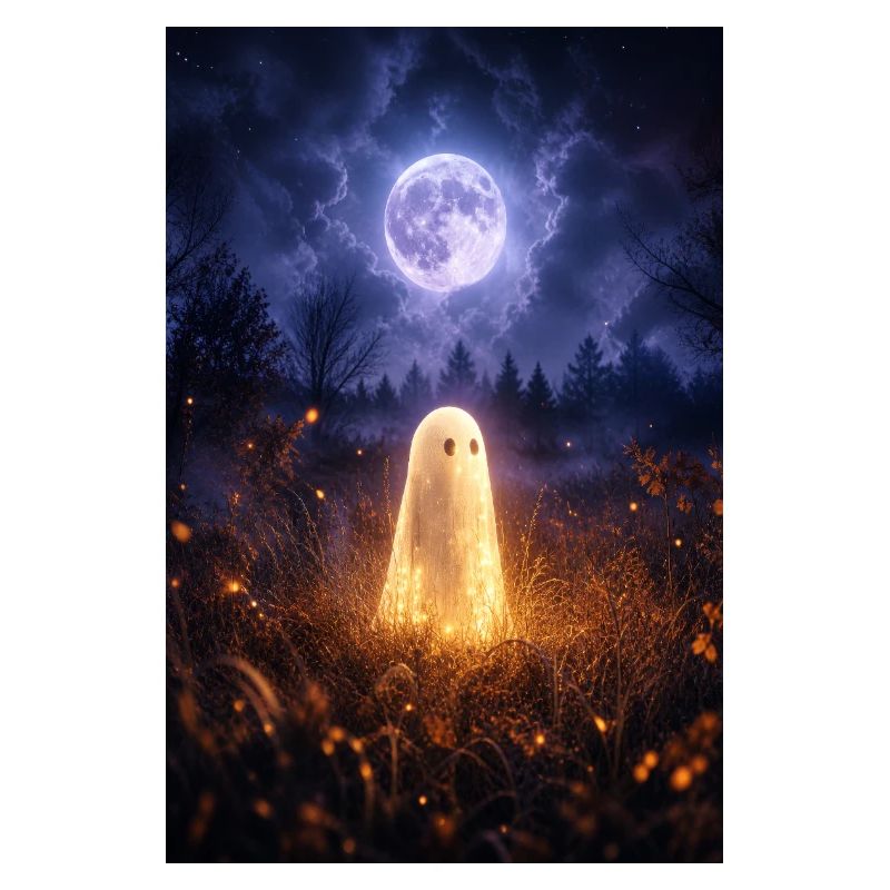 Fantôme au clair de lune dans le Champ des Lanternes