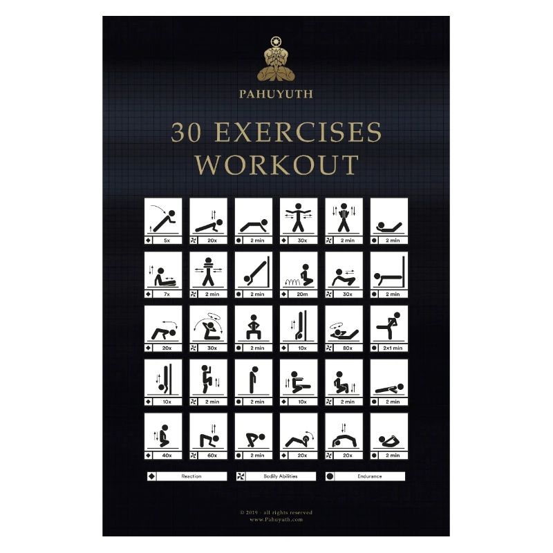 Pahuyuth 30 Exercises Workout
