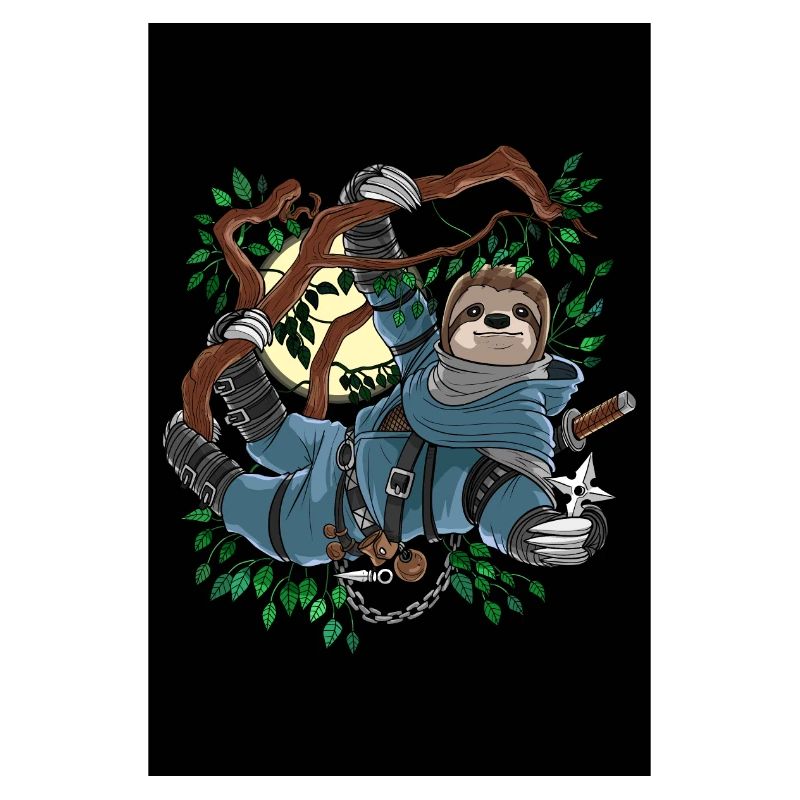 Faultier Ninja Samurai