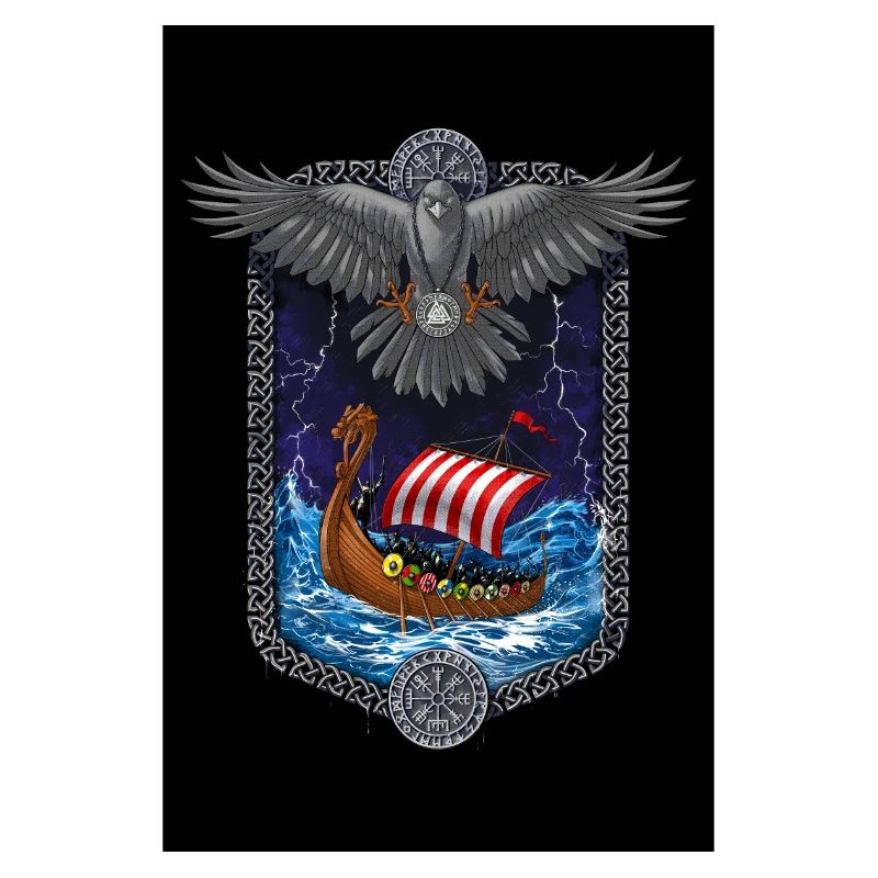 Norse Mythology Viking Ship