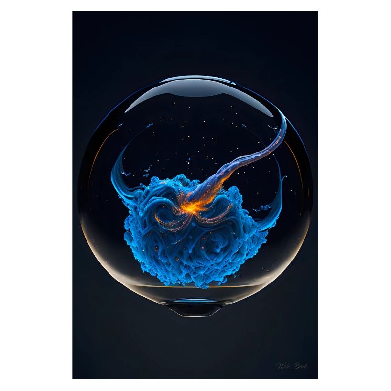 Clouds in a bubble plasma 2