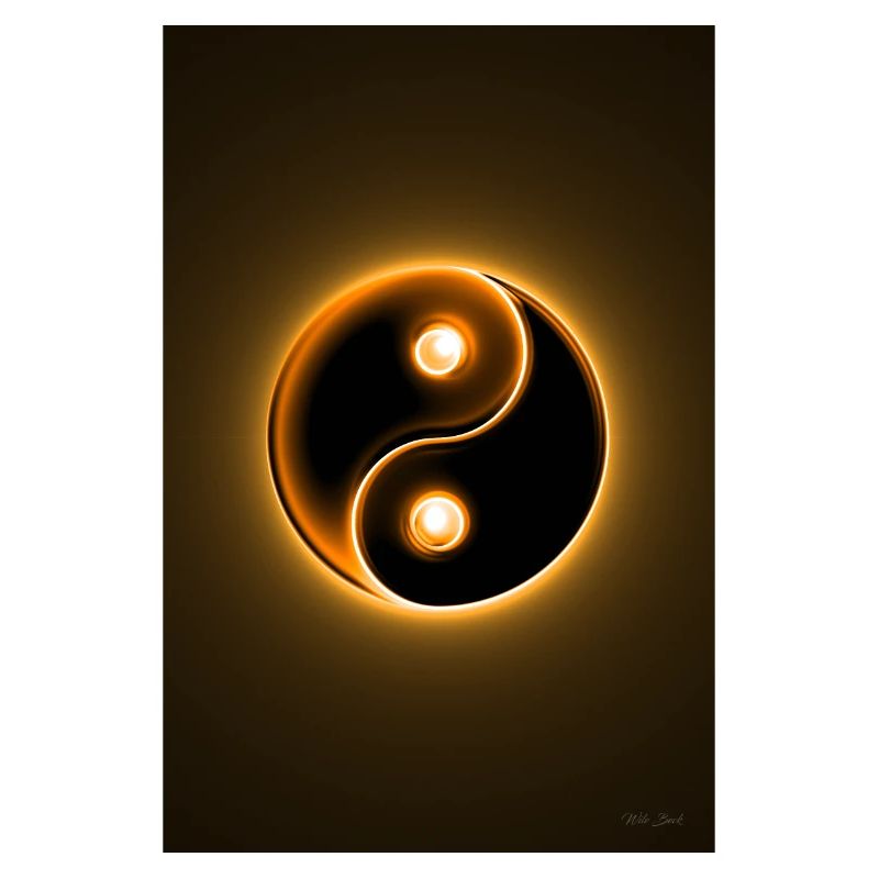 Yin Yang orange 2