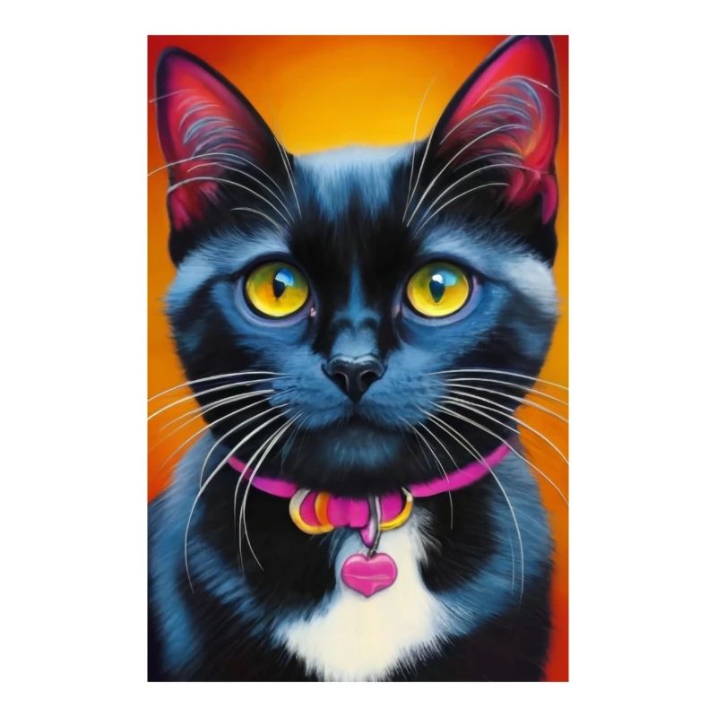 Süße Katze Pop Art moderne Kunst