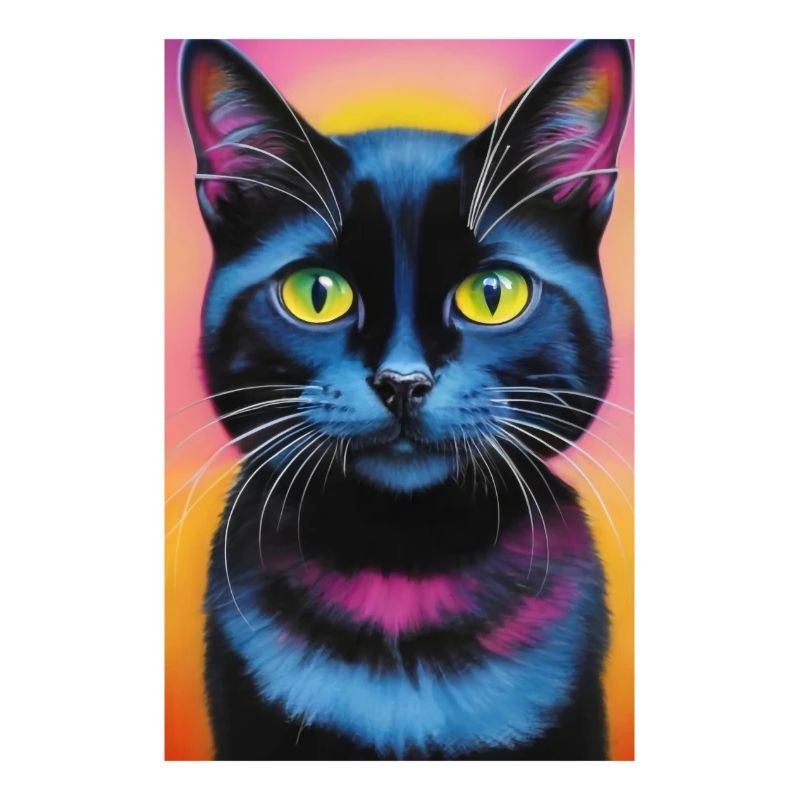 Cute Cat Pop Art Modern Art