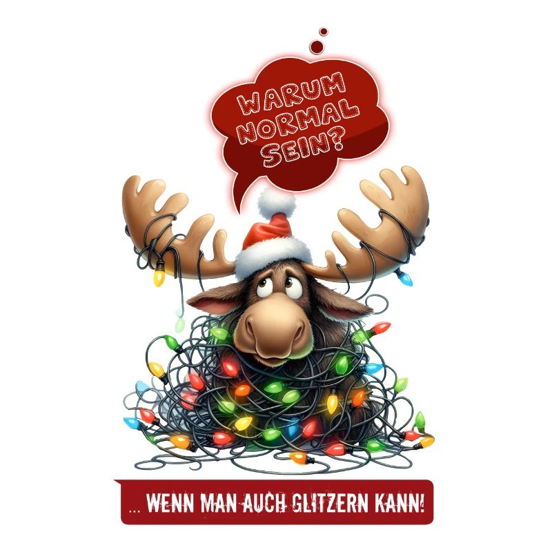 LUSTIGER ELCH | Weihnachtspulli | ugly sweater