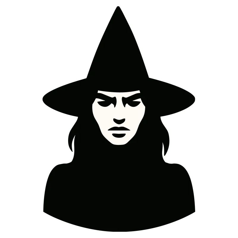 Sorcière avec chapeau