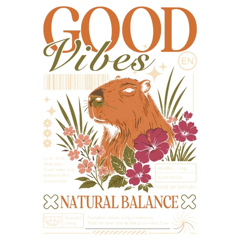 Vibes Capybara Design