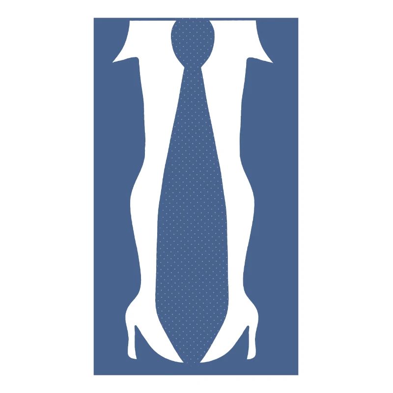 Legs with high heels or a tie in this fun optical
