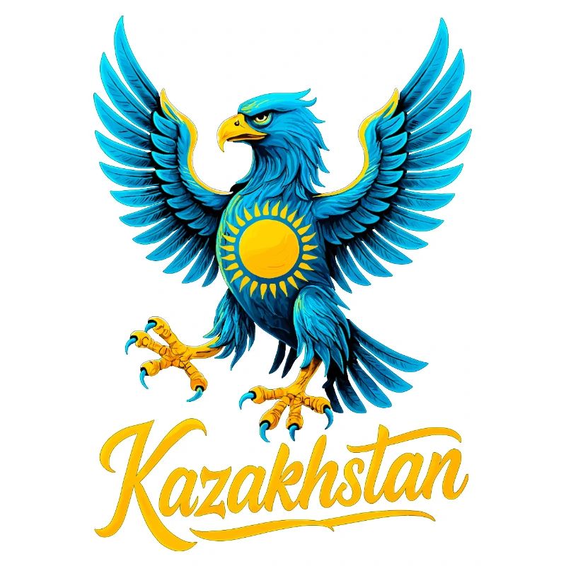 Kazakhstan aigle drapeau drapeau Cool Gift