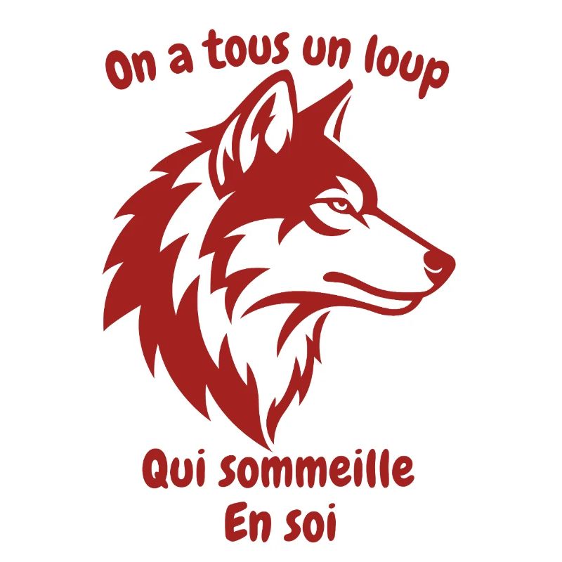 Schlafender innerer Wolf