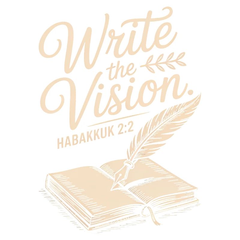 Write the Vision Bible Verse Quill