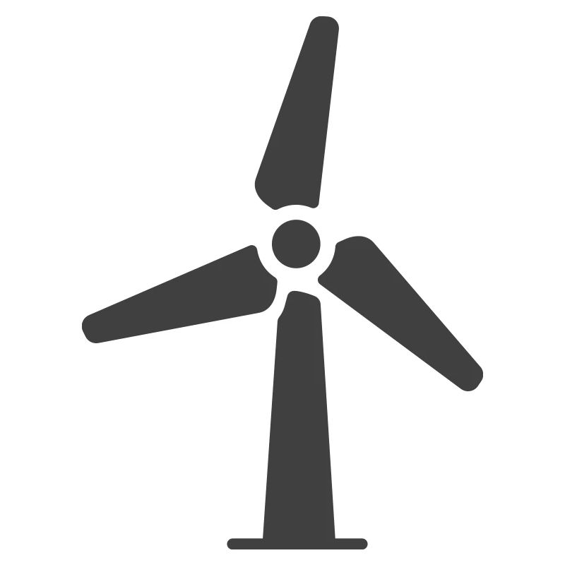 Logo de l’icône de l’éolienne