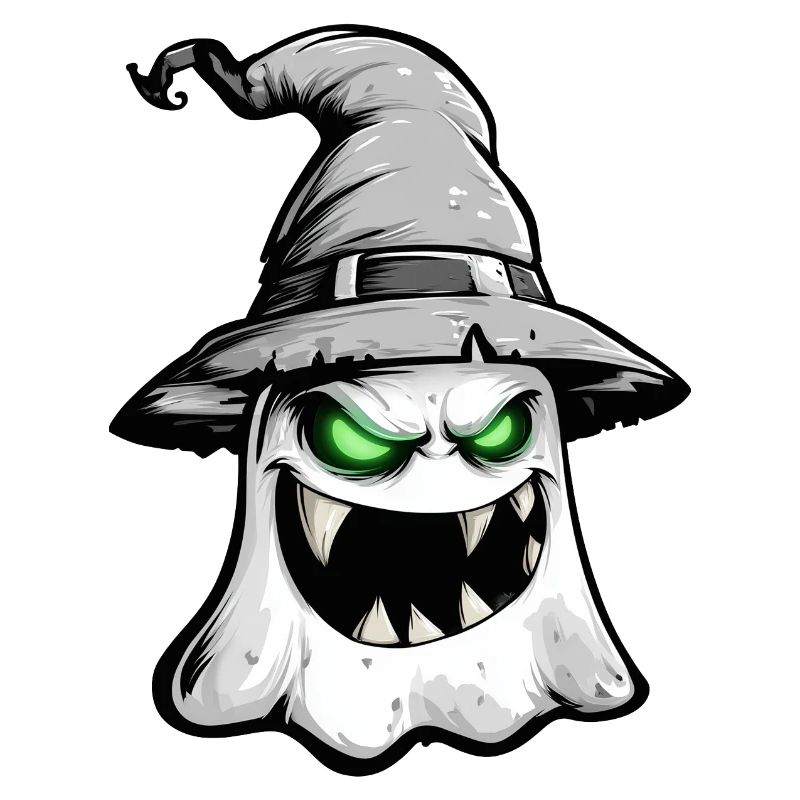 Scary ghost, terrifying ghost