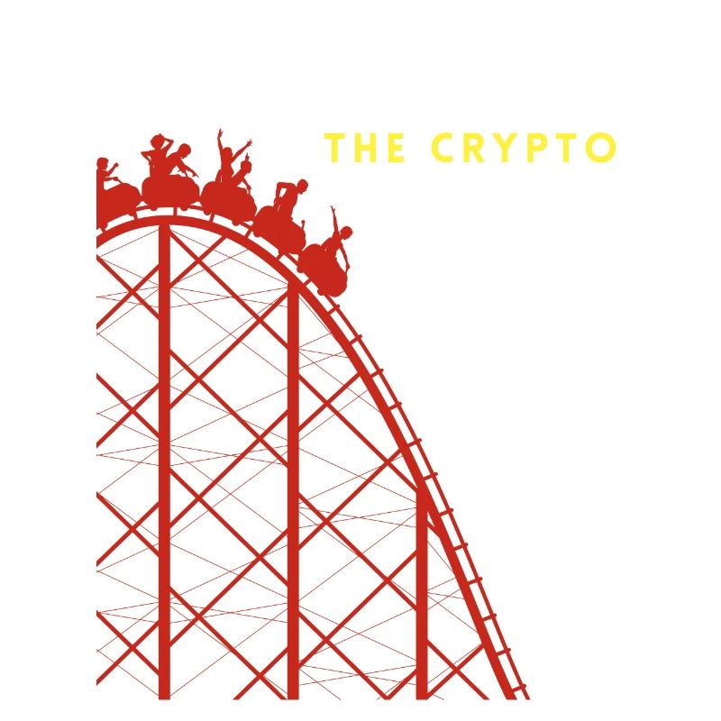 Krypto-Fahrt Achterbahnfahrt