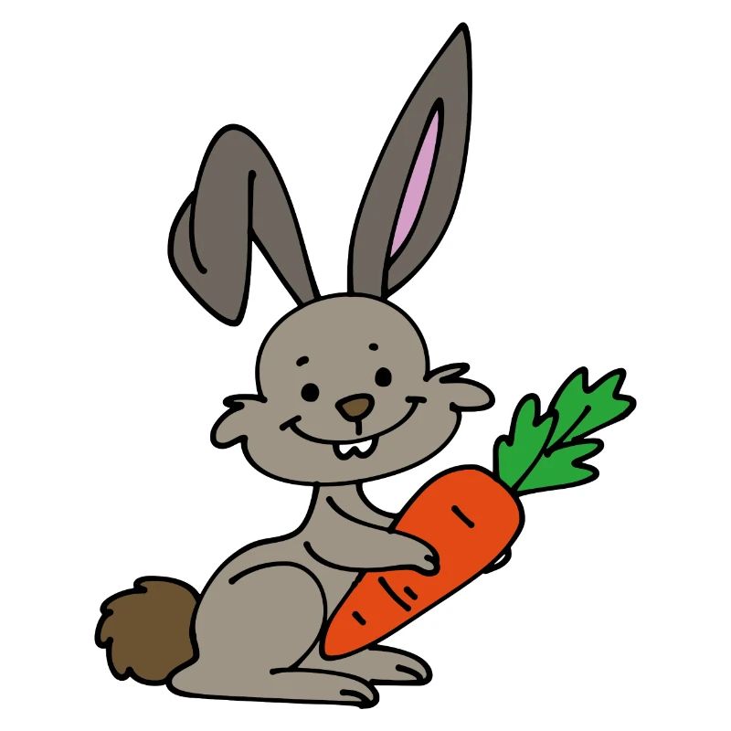 Rabbit with carrot