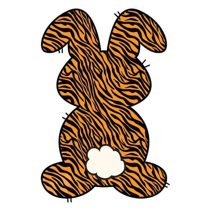 Tiger Pattern Rabbit Easter