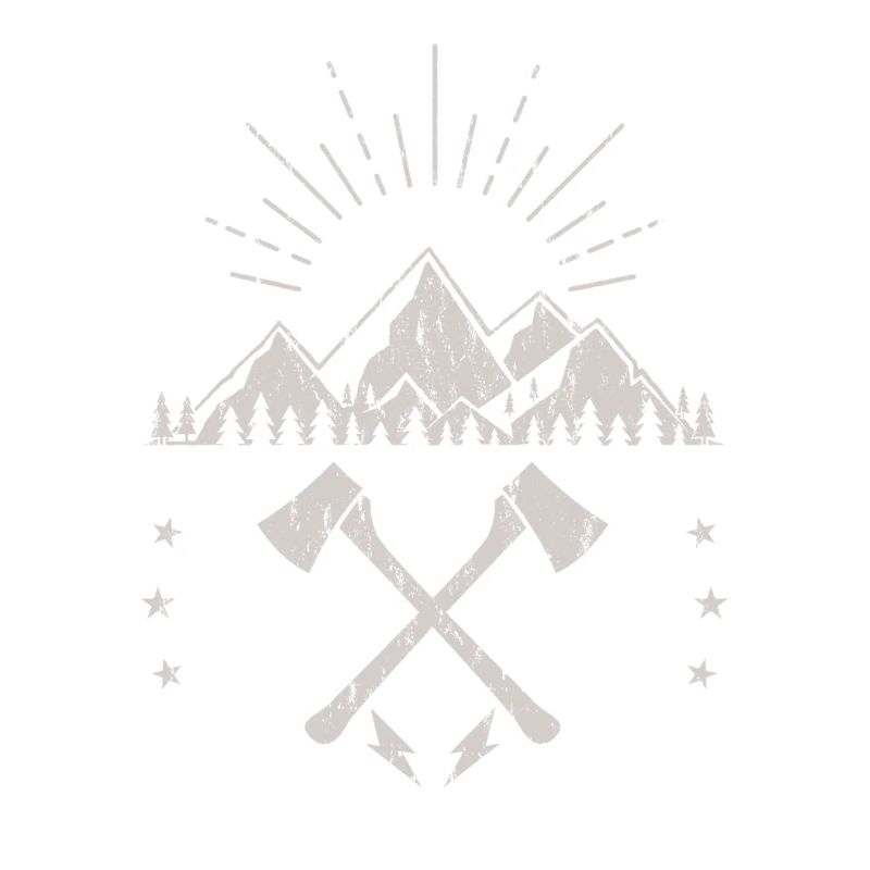 Robust Mountain Sunrise økse emblem