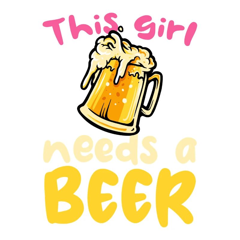 Dieses Mädchen braucht ein Bier