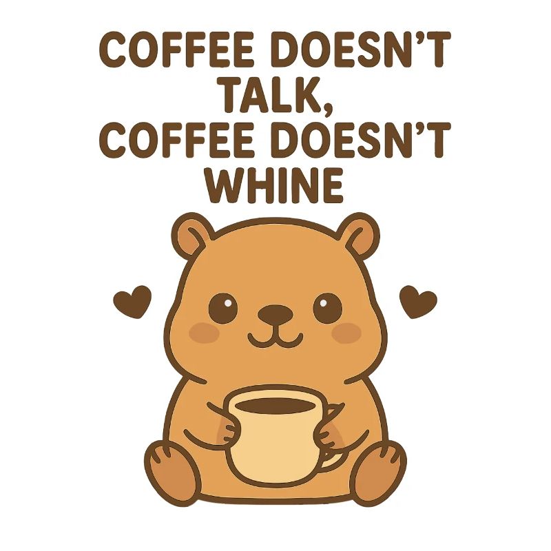 Coffee doesn't make much talk