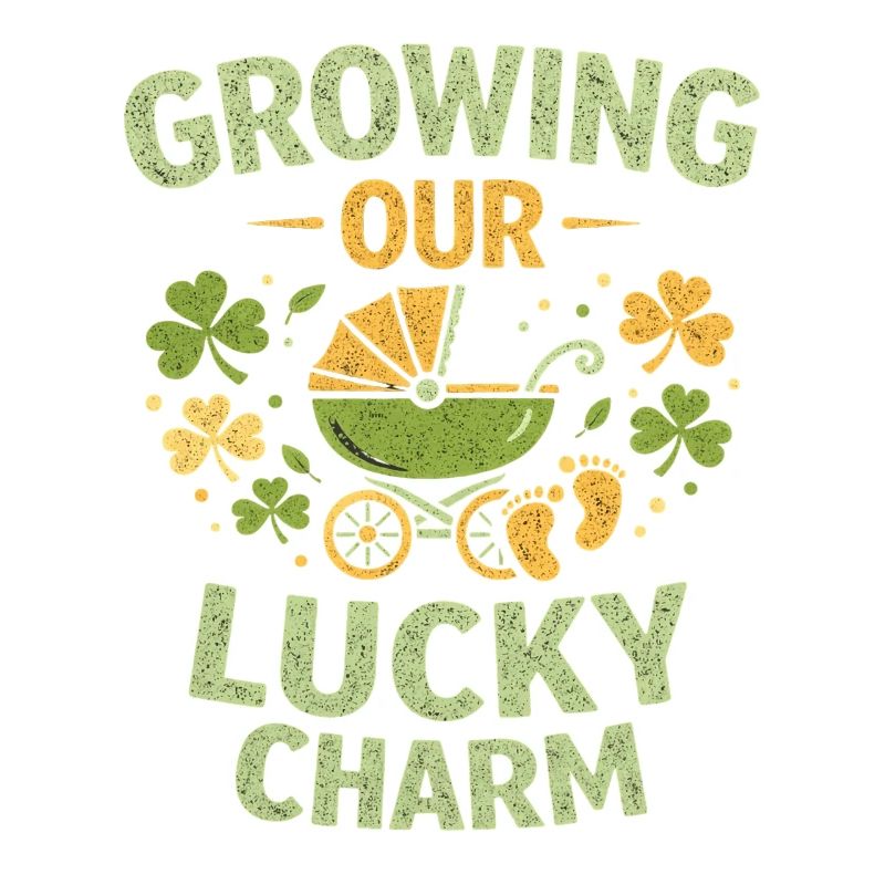 Annonce de grossesse de la Saint-Patrick, bébé