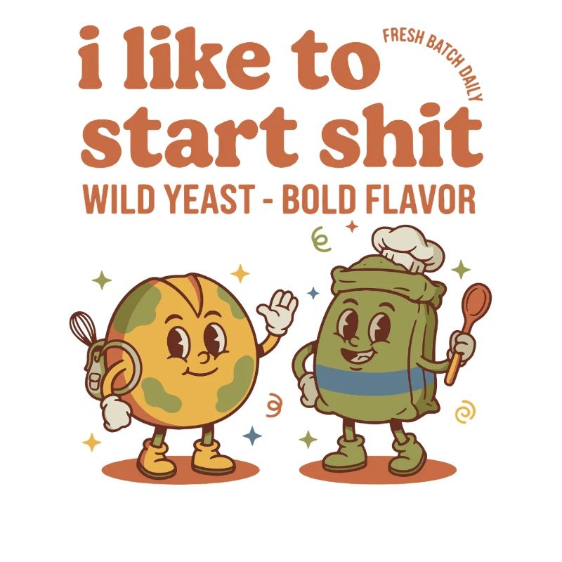 Sourdough Starter Jar Era Bread Baking Baker