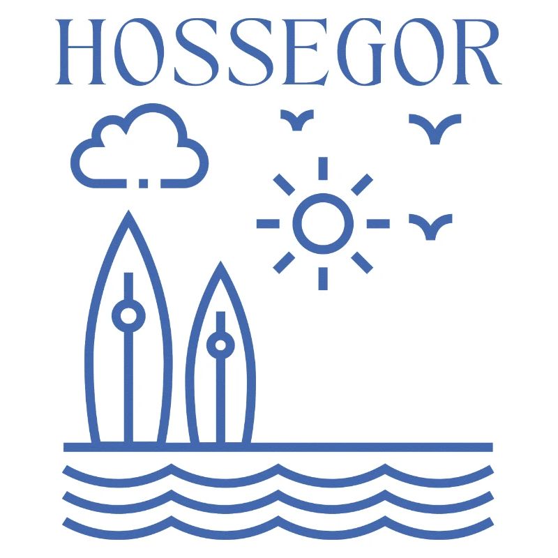 HOSSEGOR Coastal Surf Scene