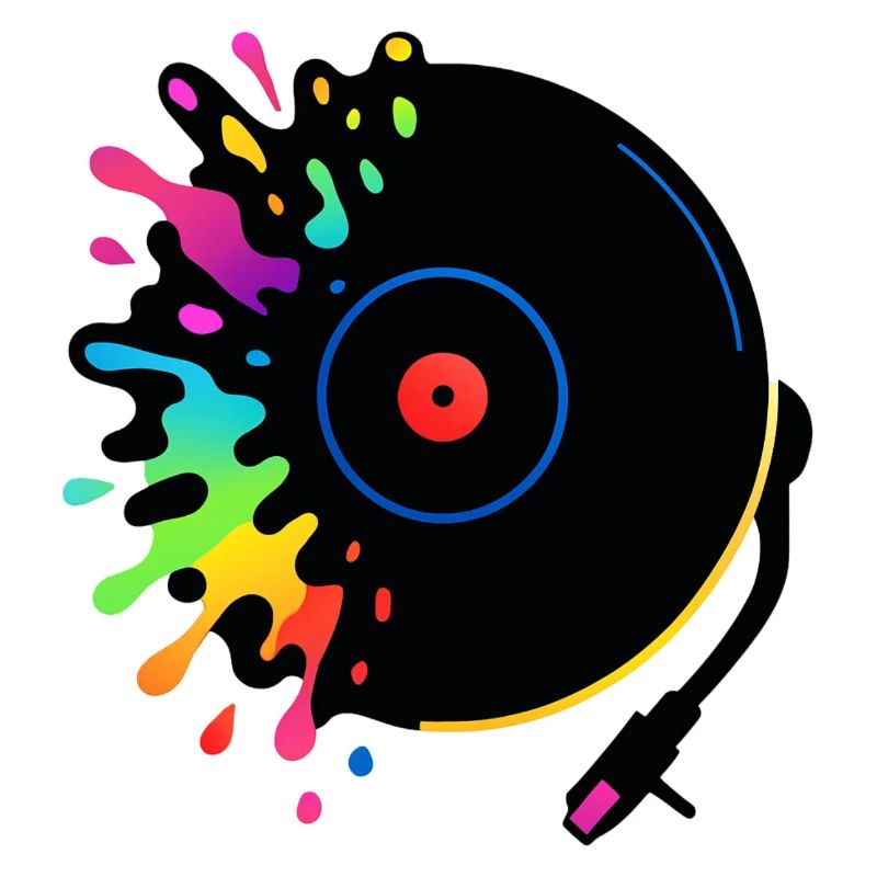 Turntable Colorful Pop Vinyl