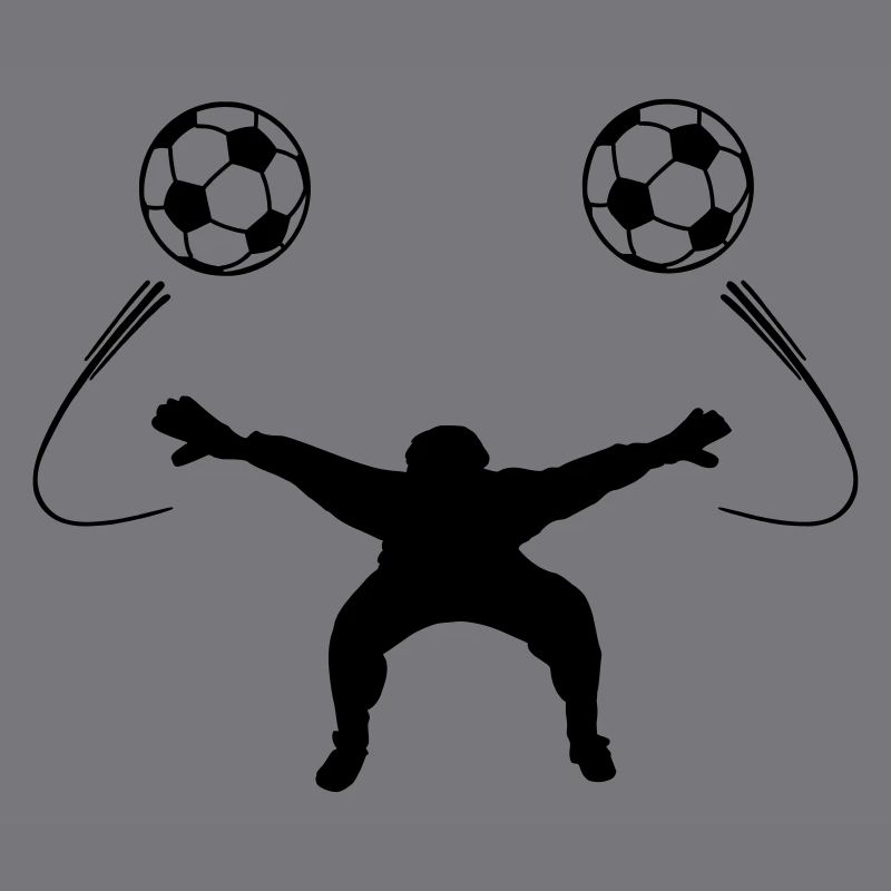 Torwart oder Torwartschattenfigur