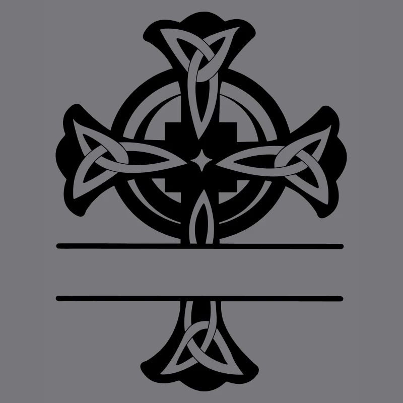 Keltisches Kreuz Logo oder Monogramm
