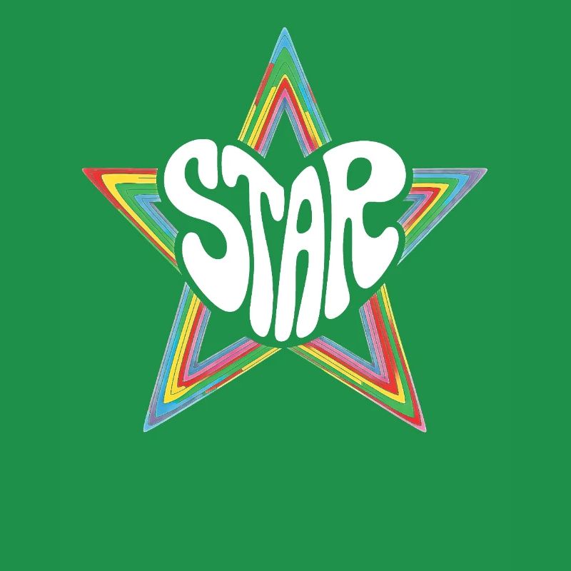 Space Star Psychedelic Rainbow