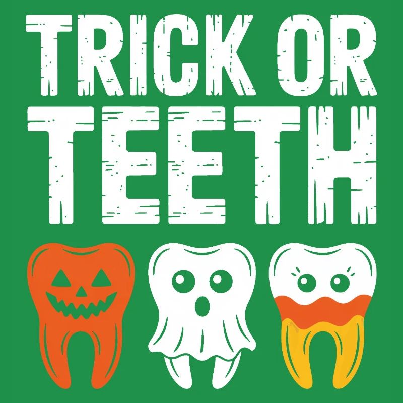 Trick oder Teeth Halloween-T-Shirt