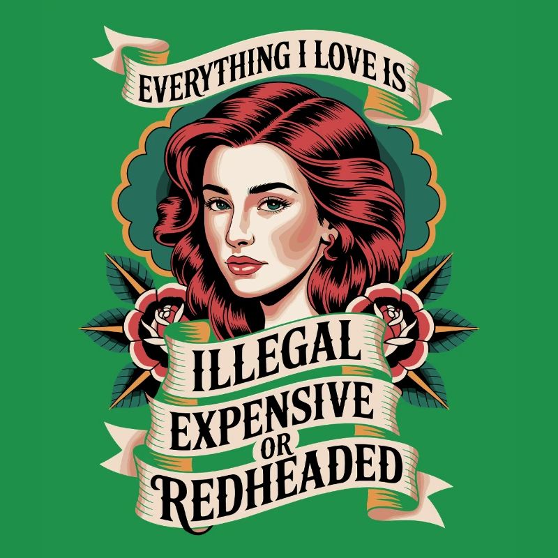 Everything I Love Is Illegal Expensive Redhead