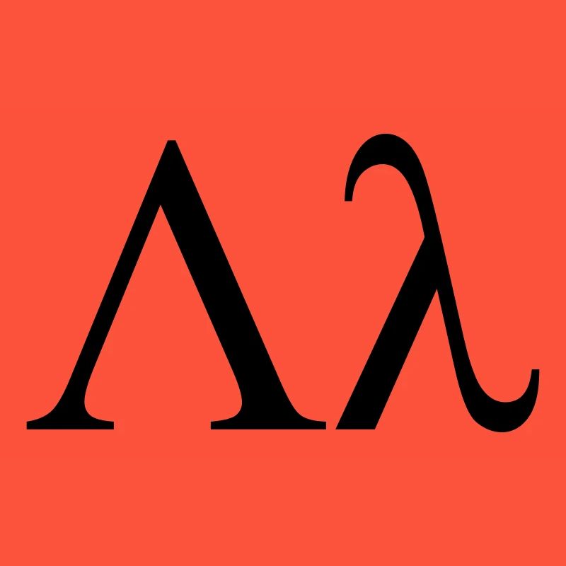 lettre grecque lambda utilisé par les maisons de