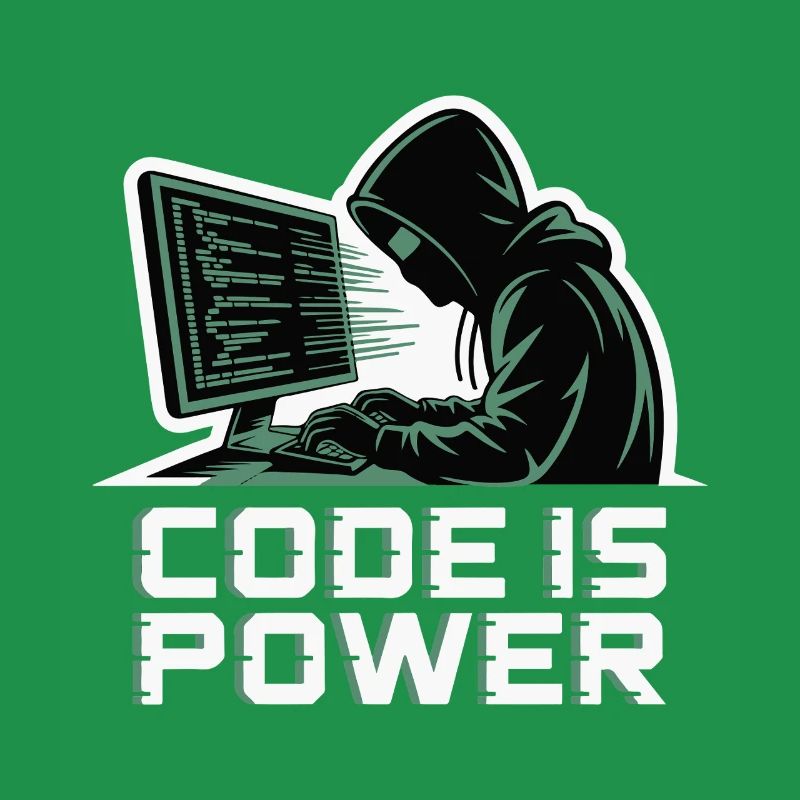 Cyber Hacker Code Infinity Design