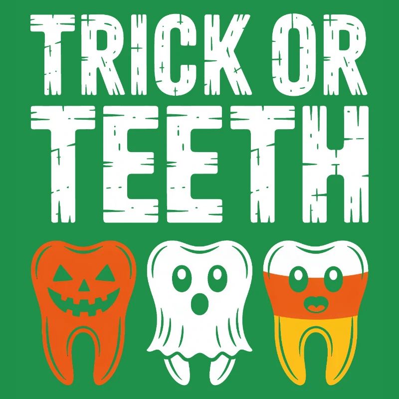 Trick oder Teeth Halloween-T-Shirt