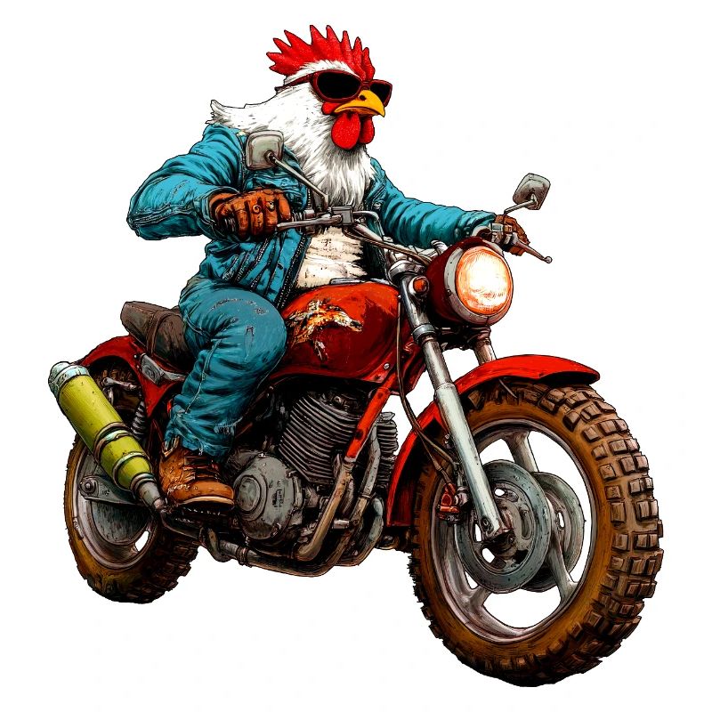 Motorcycle Chickens