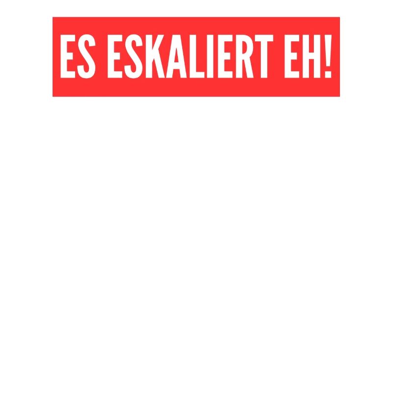 It's escalating anyway!