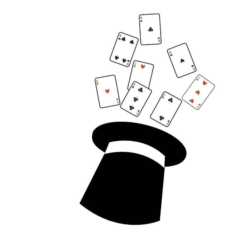 Magician magic show magic hat