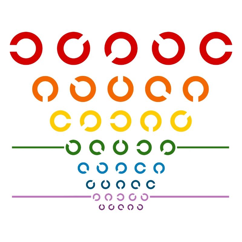 Rainbow Eye Test